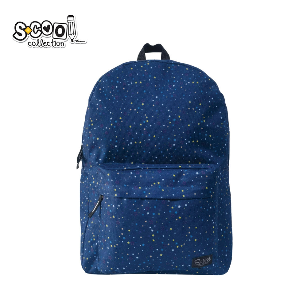 Ghiozdan ergonomic, NIGHT SKY, compartiment cu fermoar, 43x30x16 cm - imagine 3